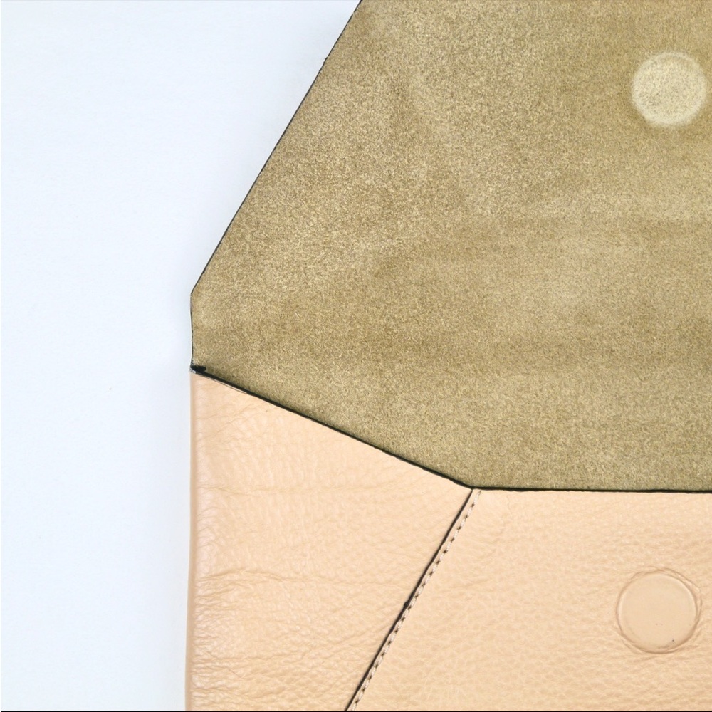 Frank + Oak envelope leather pouch/clutch - Picture 5 of 7